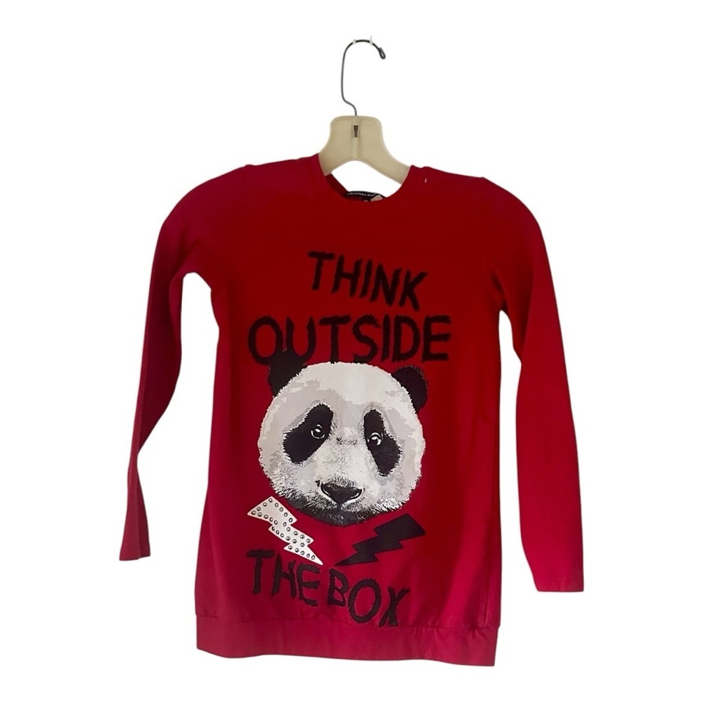 ORIGINAL MARINES Girls Shirt Long Sleeve Red Size 10